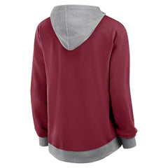 Washington Commanders Logo Athletic Women's Hit It French Terry Full-Zip Hoodie - Burgundy discount