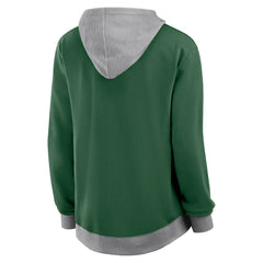 New York Jets Logo Athletic Women's Hit It French Terry Full-Zip Hoodie - Green cheap