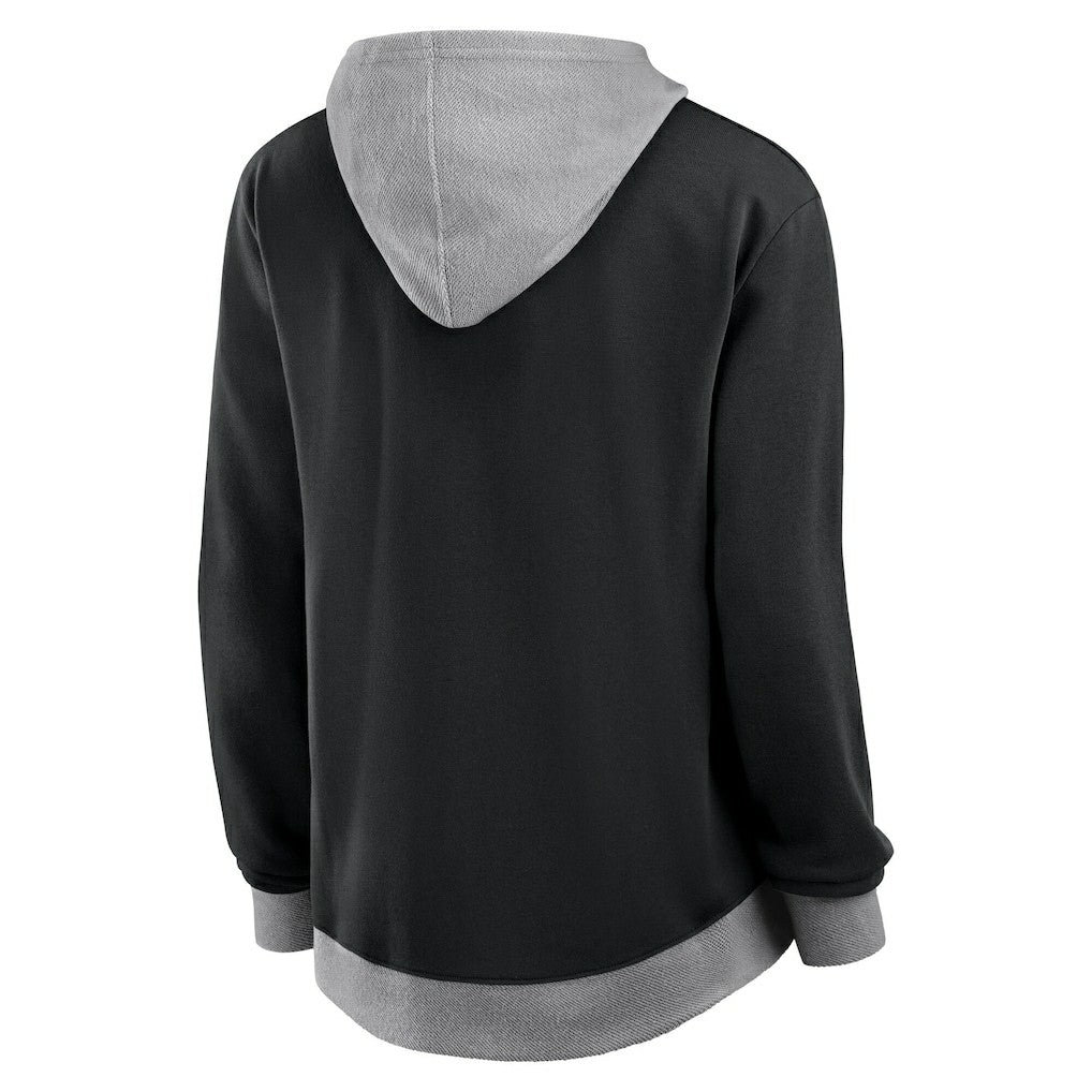 Pittsburgh Steelers Logo Athletic Women's Hit It French Terry Full-Zip Hoodie - Black sale