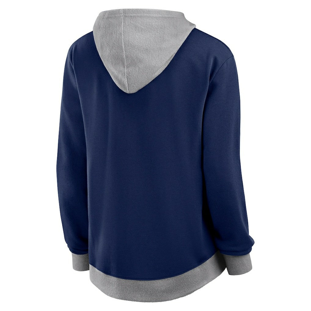 Dallas Cowboys Logo Athletic Women's Hit It French Terry Full-Zip Hoodie - Navy sale