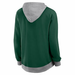 Green Bay Packers Logo Athletic Women's Hit It French Terry Full-Zip Hoodie - Green on sale
