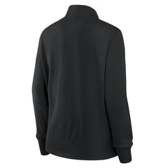 Las Vegas Raiders Logo Athletic Women's Velocity Quarter-Zip Jacket - Black sale