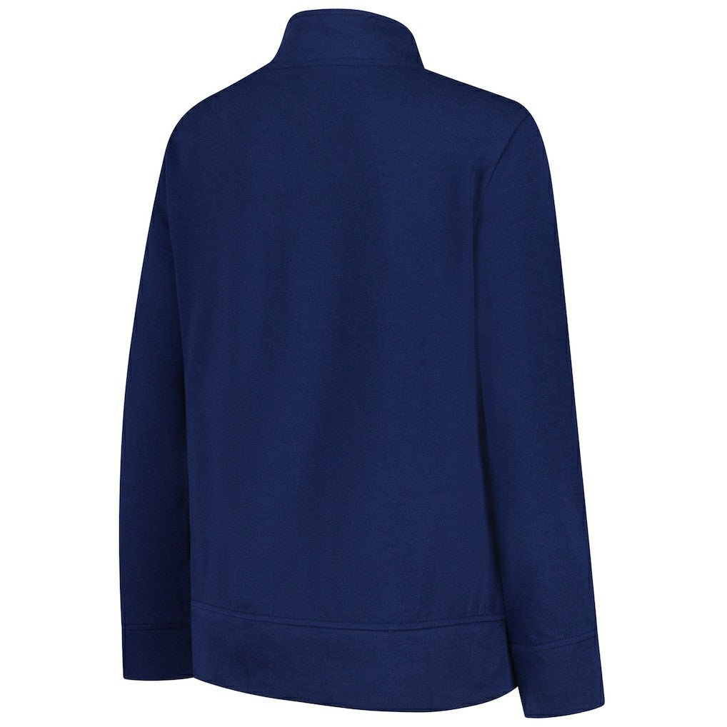 Dallas Cowboys Logo Athletic Women's Velocity Quarter-Zip Jacket - Navy on sale