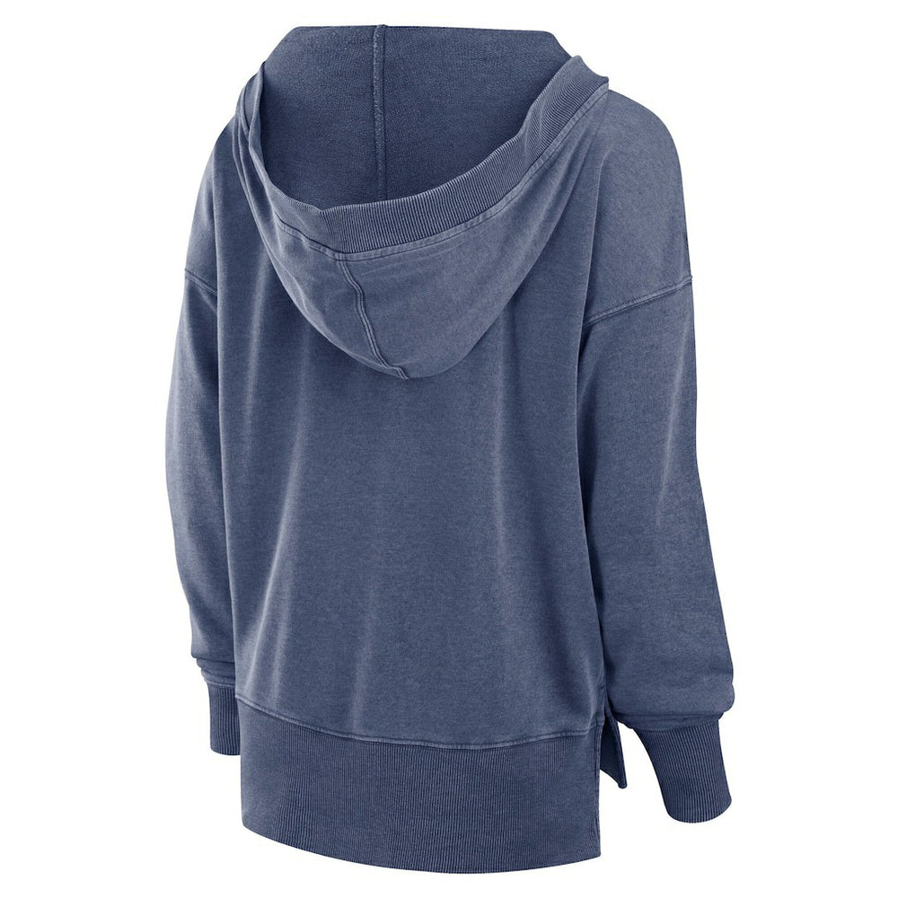 Seattle Seahawks Women's Initiative Snow Wash French Terry V-Neck Pullover Hoodie - Heather College Navy outlet