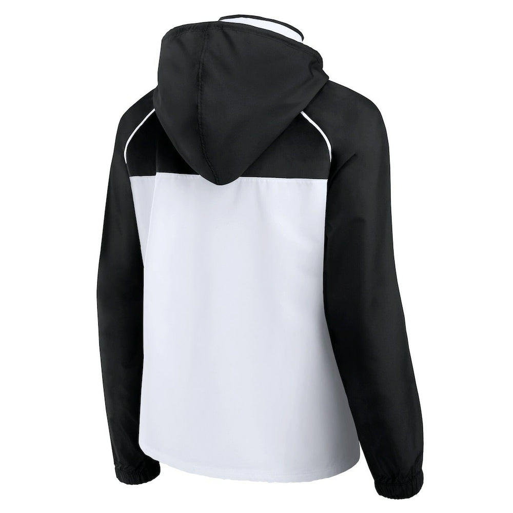 Las Vegas Raiders Women's Full-Zip Anorak Hoodie Jacket - White outlet