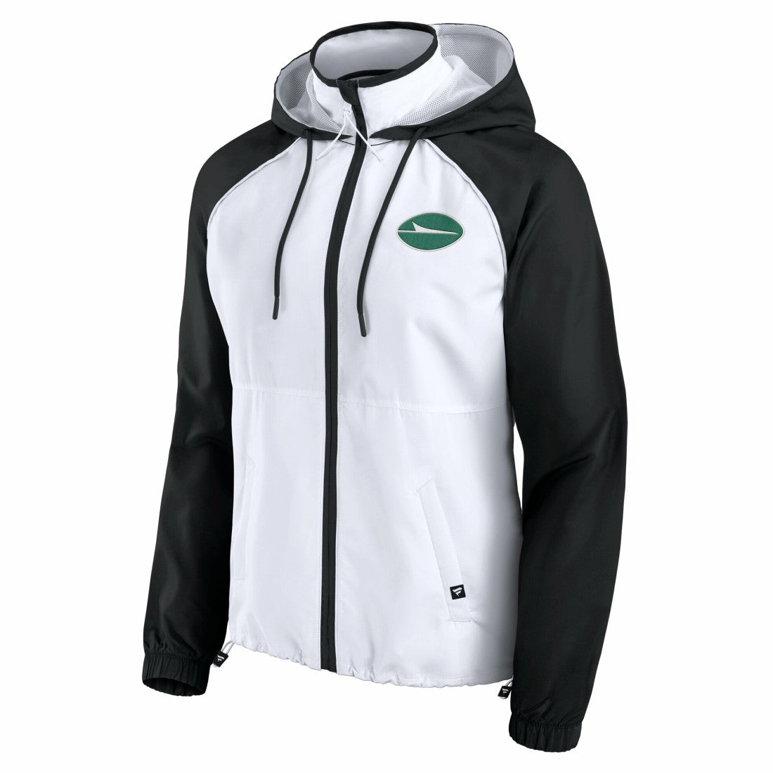 New York Jets Women's Full-Zip Anorak Hoodie Jacket - White discount