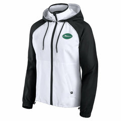 New York Jets Women's Full-Zip Anorak Hoodie Jacket - White discount