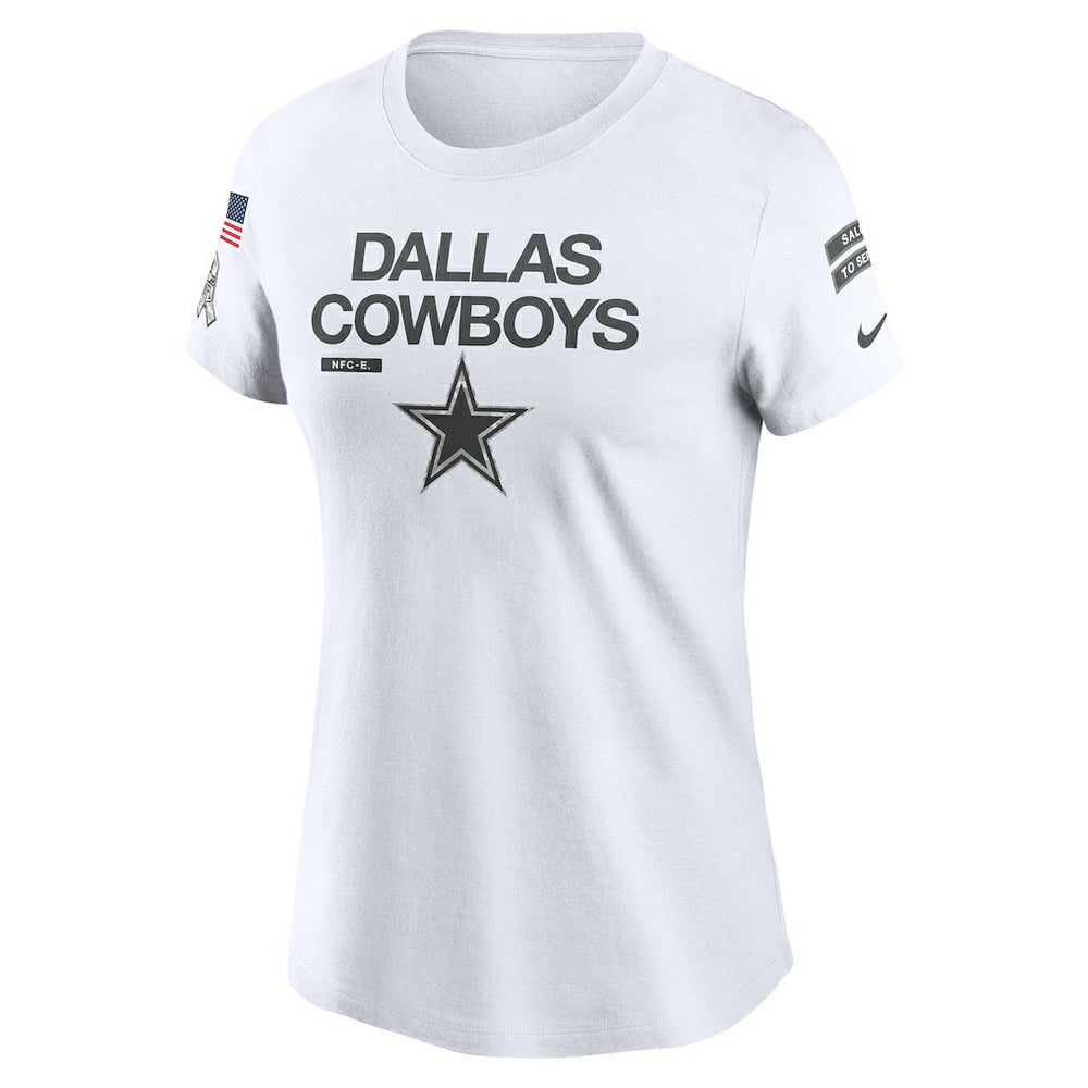 Dallas Cowboys Women's 2024 Salute To Service Legend Performance T-Shirt - White | Nike cheap
