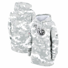 Tennessee Titans Women's 2024 Salute To Service Club Fleece Oversized Pullover Hoodie - Arctic Camo | Nike for sale