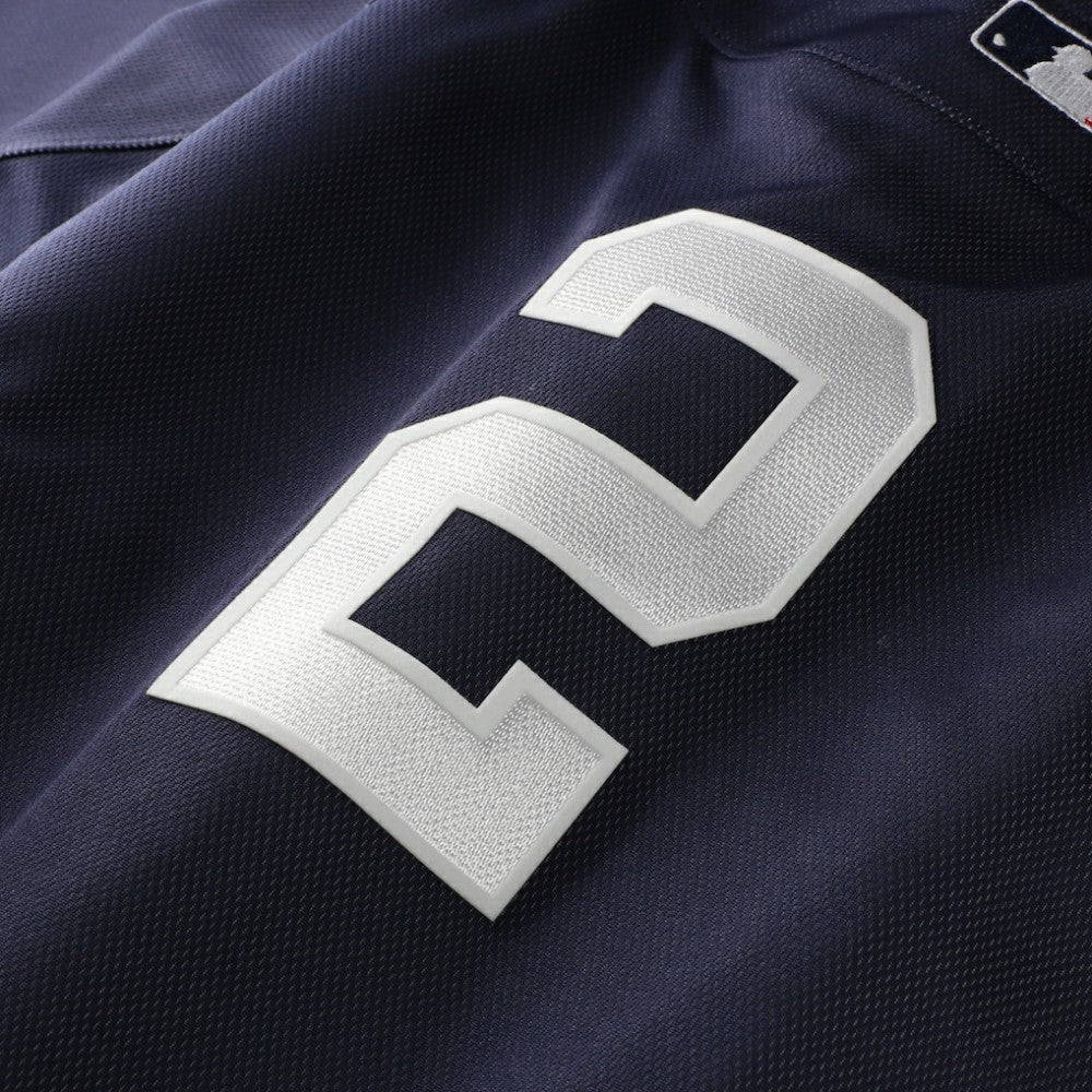 Derek Jeter New York Yankees Authentic Batting Practice Jersey - Navy | Mitchell & Ness