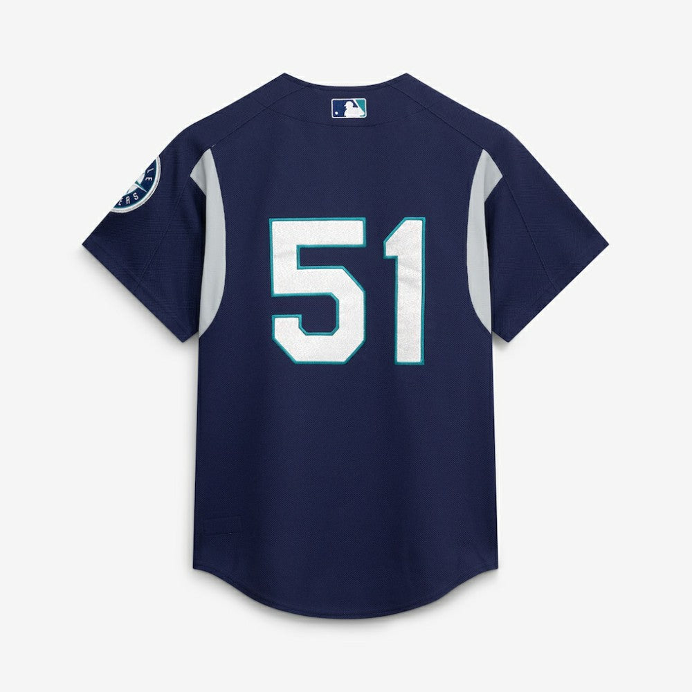 Ichiro Suzuki Seattle Mariners Cooperstown Collection Batting Practice Jersey - Navy | Mitchell & Ness