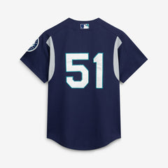 Ichiro Suzuki Seattle Mariners Cooperstown Collection Batting Practice Jersey - Navy | Mitchell & Ness