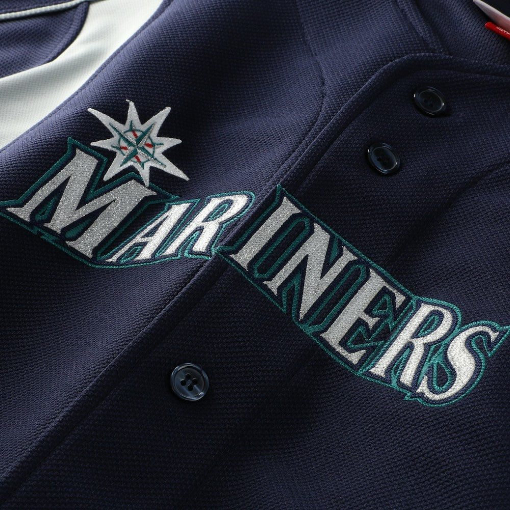 Ichiro Suzuki Seattle Mariners Cooperstown Collection Batting Practice Jersey - Navy | Mitchell & Ness