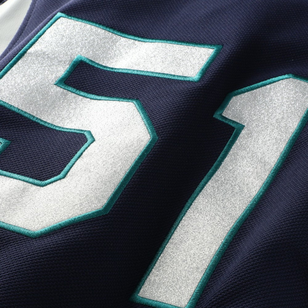 Ichiro Suzuki Seattle Mariners Cooperstown Collection Batting Practice Jersey - Navy | Mitchell & Ness