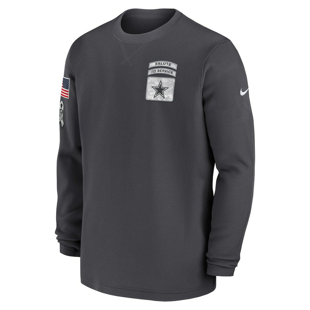 Dallas Cowboys 2024 Salute To Service Long Sleeve T-Shirt - Anthracite | Nike on sale