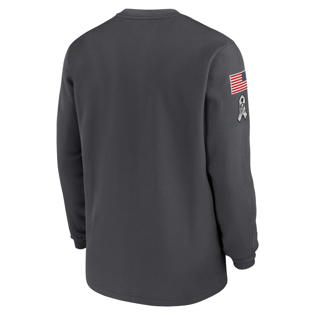 Dallas Cowboys 2024 Salute To Service Long Sleeve T-Shirt - Anthracite | Nike on sale
