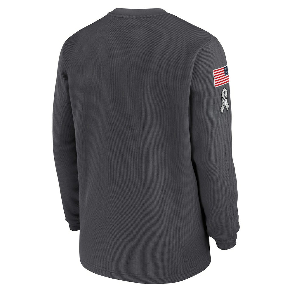Dallas Cowboys 2024 Salute To Service Long Sleeve T-Shirt - Anthracite | Nike on sale