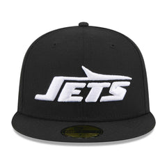 New York Jets New Era Omaha 59FIFTY Fitted Hat - Black for sale