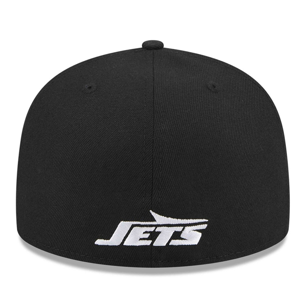 New York Jets New Era Omaha 59FIFTY Fitted Hat - Black for sale