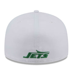New York Jets New Era Wordmark Omaha 59FIFTY Fitted Hat - White discount