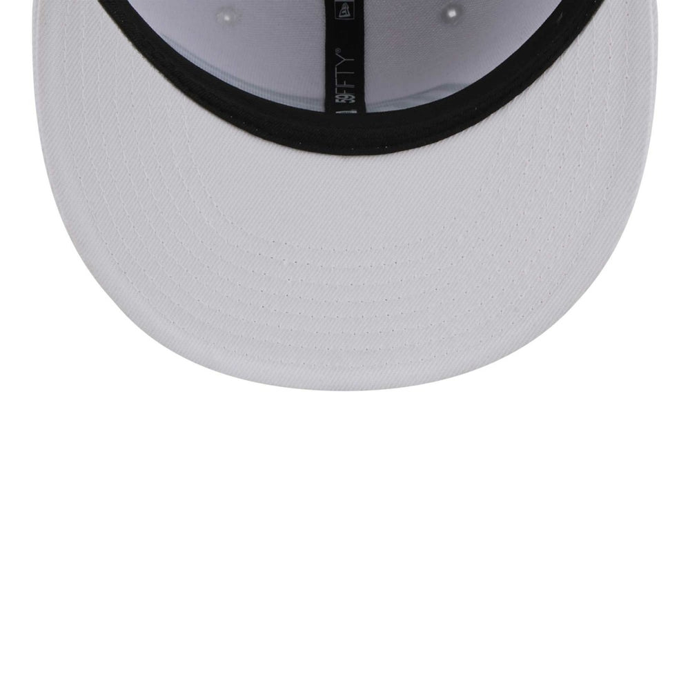 New York Jets New Era Wordmark Omaha 59FIFTY Fitted Hat - White discount