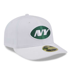 New York Jets New Era Omaha Low Profile 59FIFTY Fitted Hat - White on sale