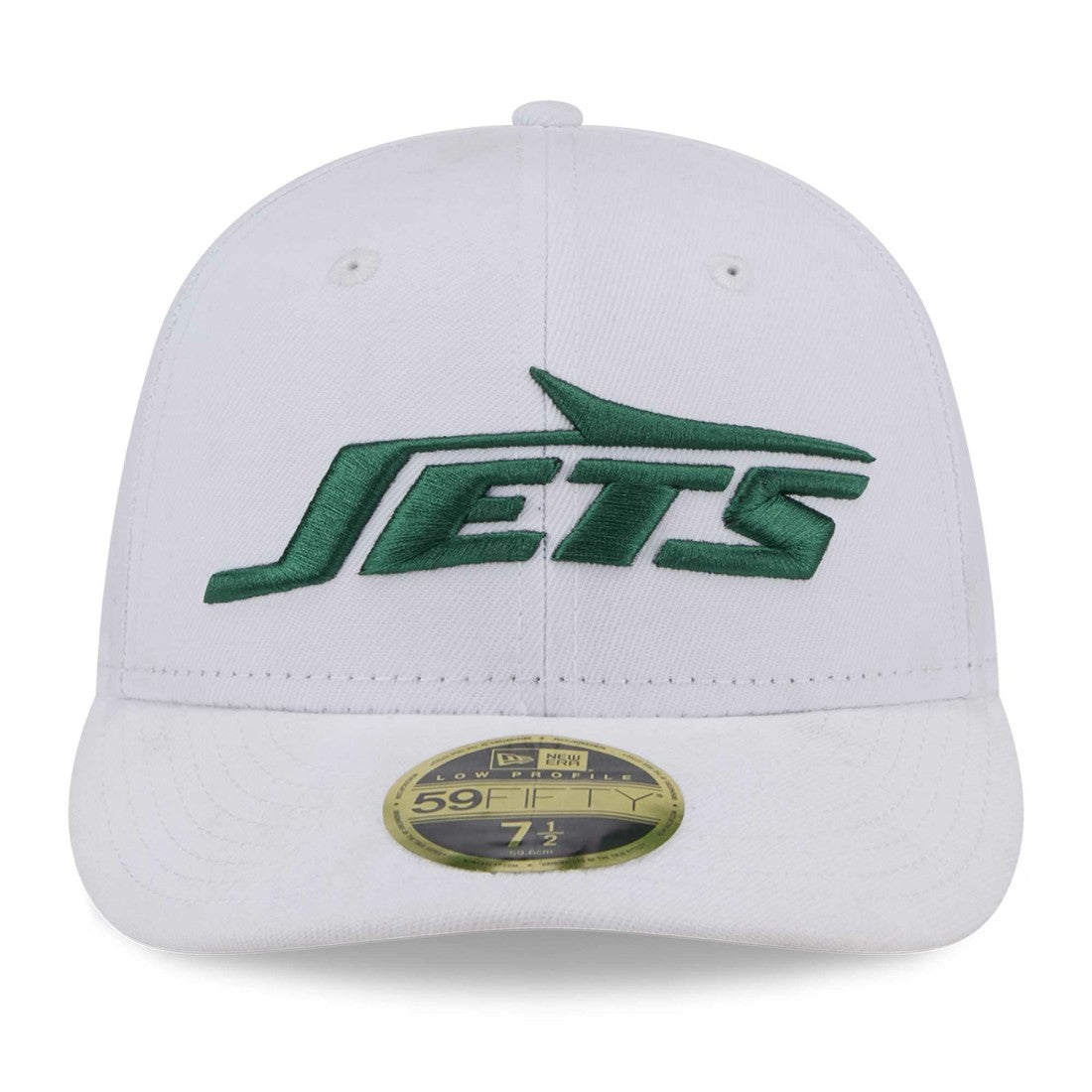 New York Jets New Era Wordmark Omaha Low Profile 59FIFTY Fitted Hat - White online