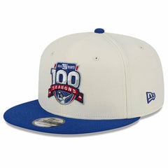 New York Giants New Era 100th Season Two-Tone 9FIFTY Snapback Hat - Cream/Royal outlet