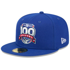 New York Giants New Era 100th Season 59FIFTY Fitted Hat - Royal online