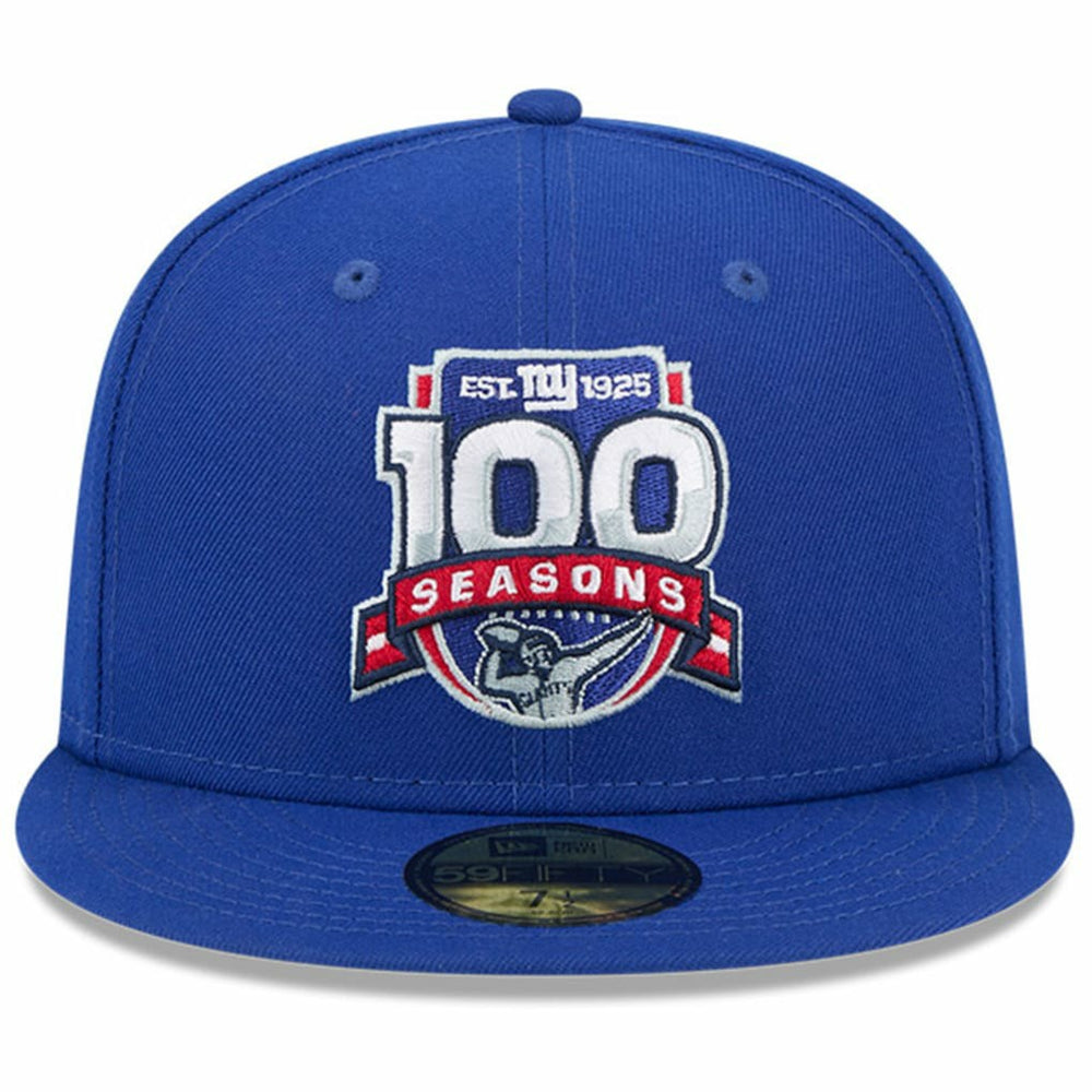 New York Giants New Era 100th Season 59FIFTY Fitted Hat - Royal online