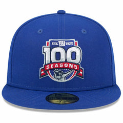 New York Giants New Era 100th Season 59FIFTY Fitted Hat - Royal online