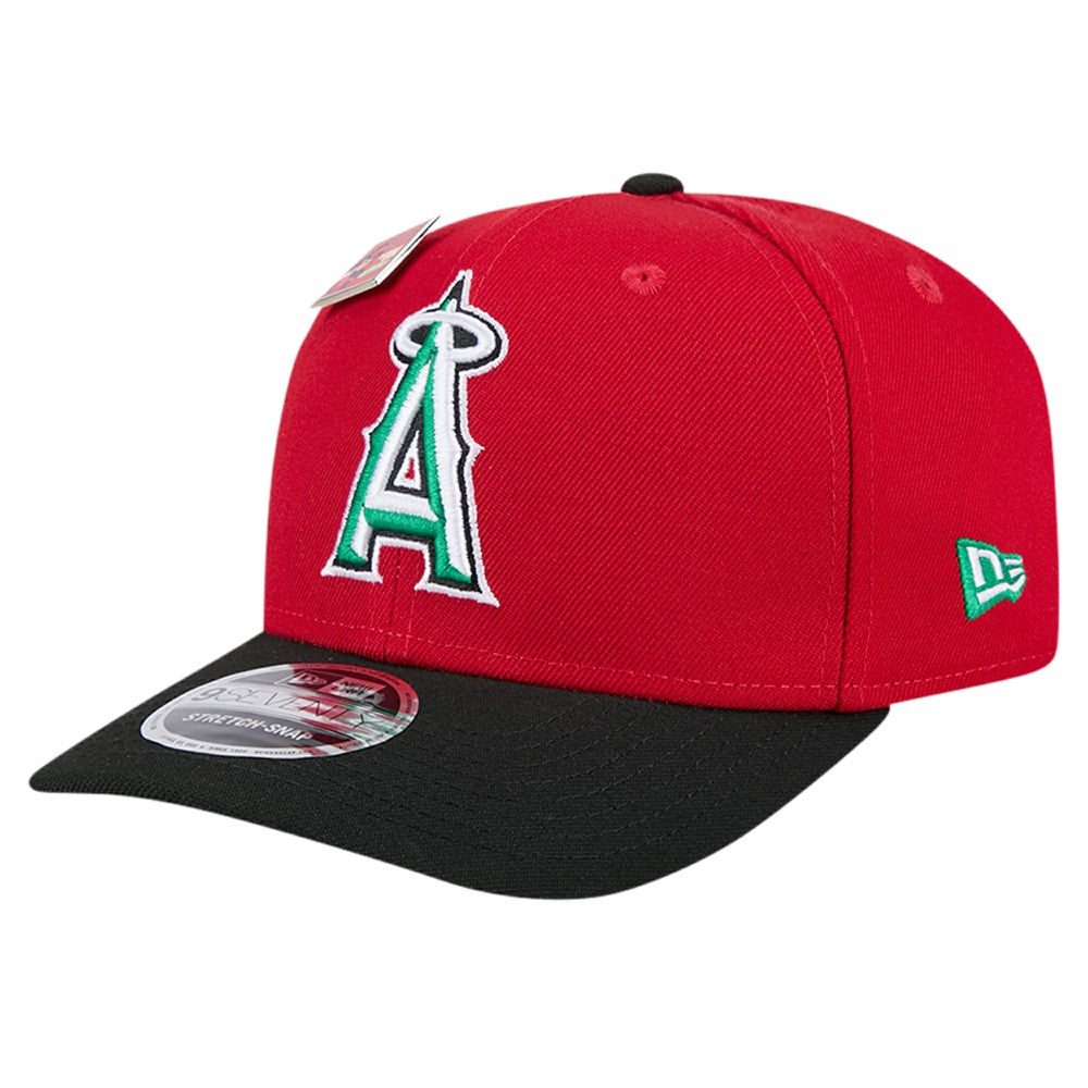 Los Angeles Angels 2024 Big League Chew Flavor Pack 9SEVENTY Adjustable Hat - Red/Black | New Era