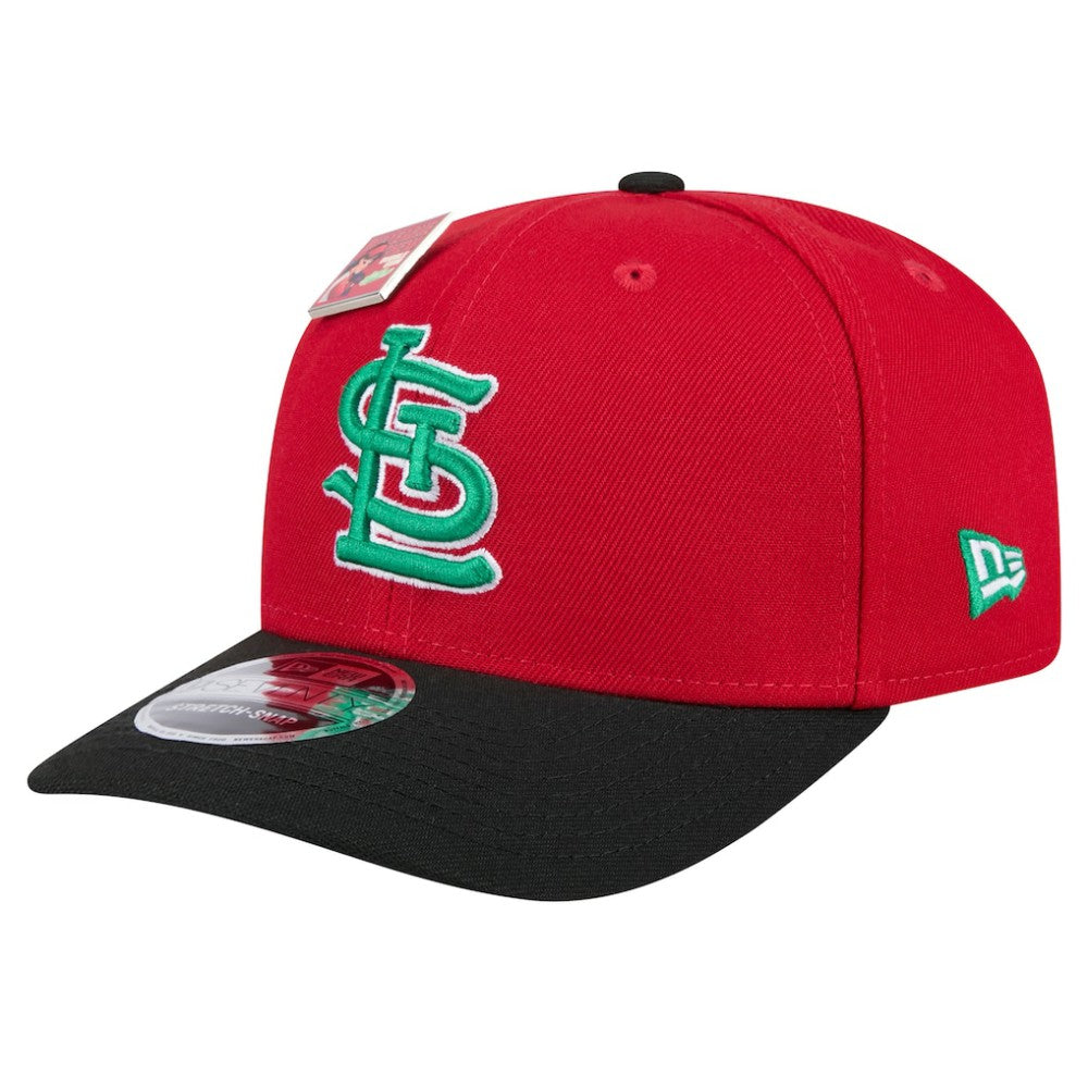 St. Louis Cardinals 2024 Big League Chew Flavor Pack 9SEVENTY Adjustable Hat - Red/Black | New Era