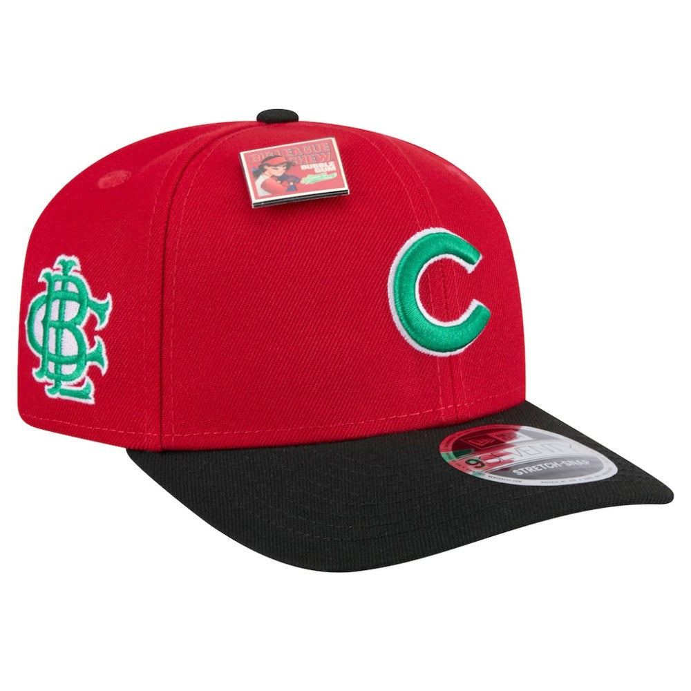 Chicago Cubs 2024 Big League Chew Flavor Pack 9SEVENTY Adjustable Hat - Red/Black | New Era