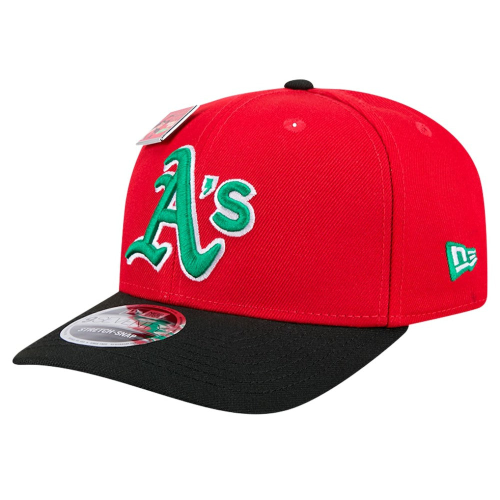 Athletics 2024 Big League Chew Flavor Pack 9SEVENTY Adjustable Hat - Red/Black | New Era