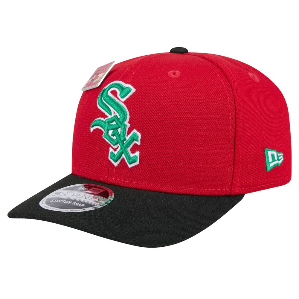 Chicago White Sox 2024 Big League Chew Flavor Pack 9SEVENTY Adjustable Hat - Red/Black | New Era