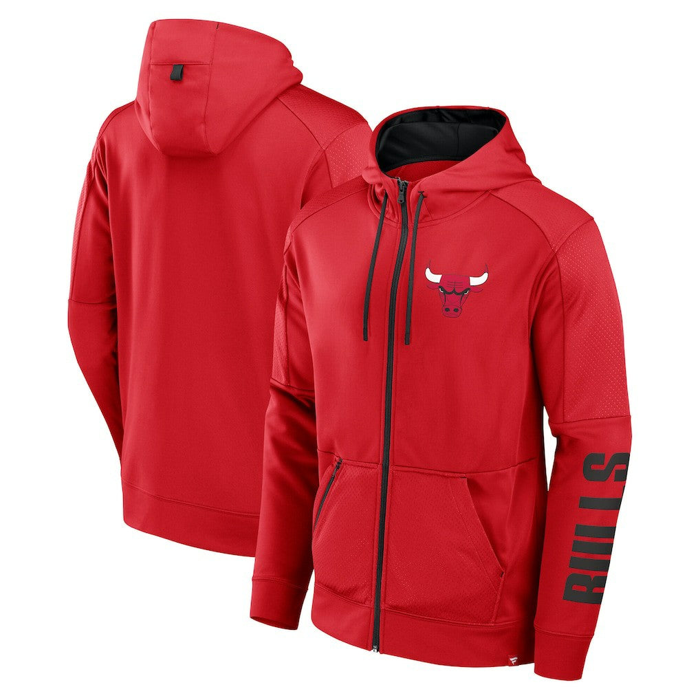 Chicago Bulls Baller Defender Performance Full-Zip Hoodie sale - Red | Fanatics cheap