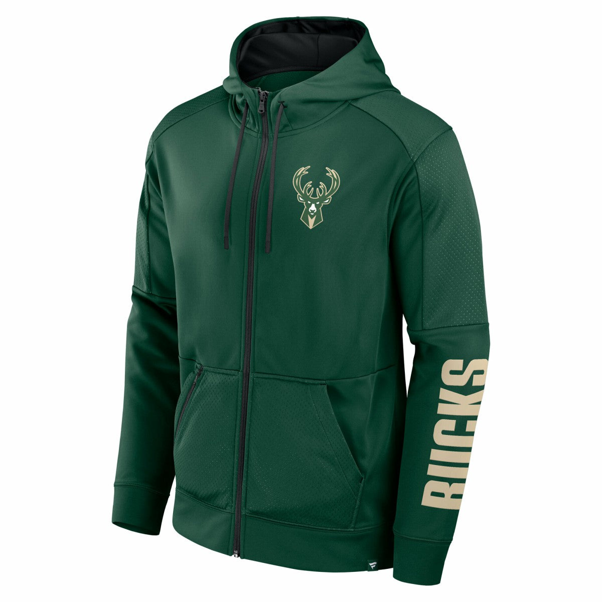 Milwaukee Bucks Baller Defender Performance Full-Zip Hoodie - Hunter Green | Fanatics shop