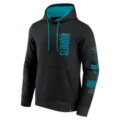 Charlotte Hornets Game Time Crossover Pullover Hoodie - Black | Fanatics sale
