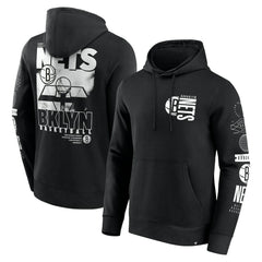 Brooklyn Nets Game Time Crossover Pullover Hoodie - Black | Fanatics on sale