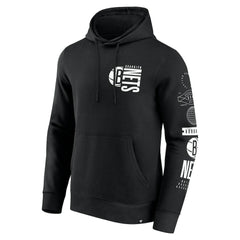 Brooklyn Nets Game Time Crossover Pullover Hoodie - Black | Fanatics on sale