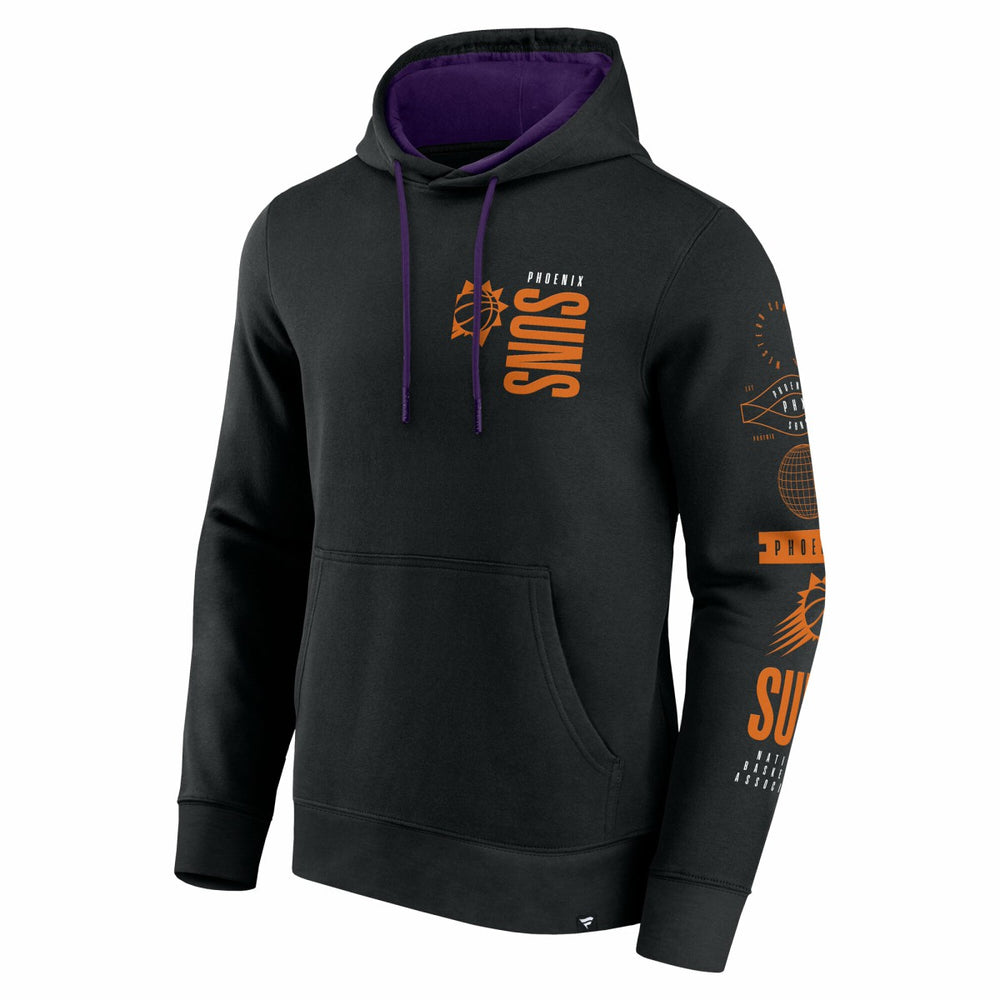 Phoenix Suns Game Time Crossover Pullover Hoodie - Black | Fanatics cheap