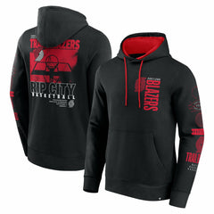 Portland Trail Blazers Game Time Crossover Pullover Hoodie - Black | Fanatics cheap