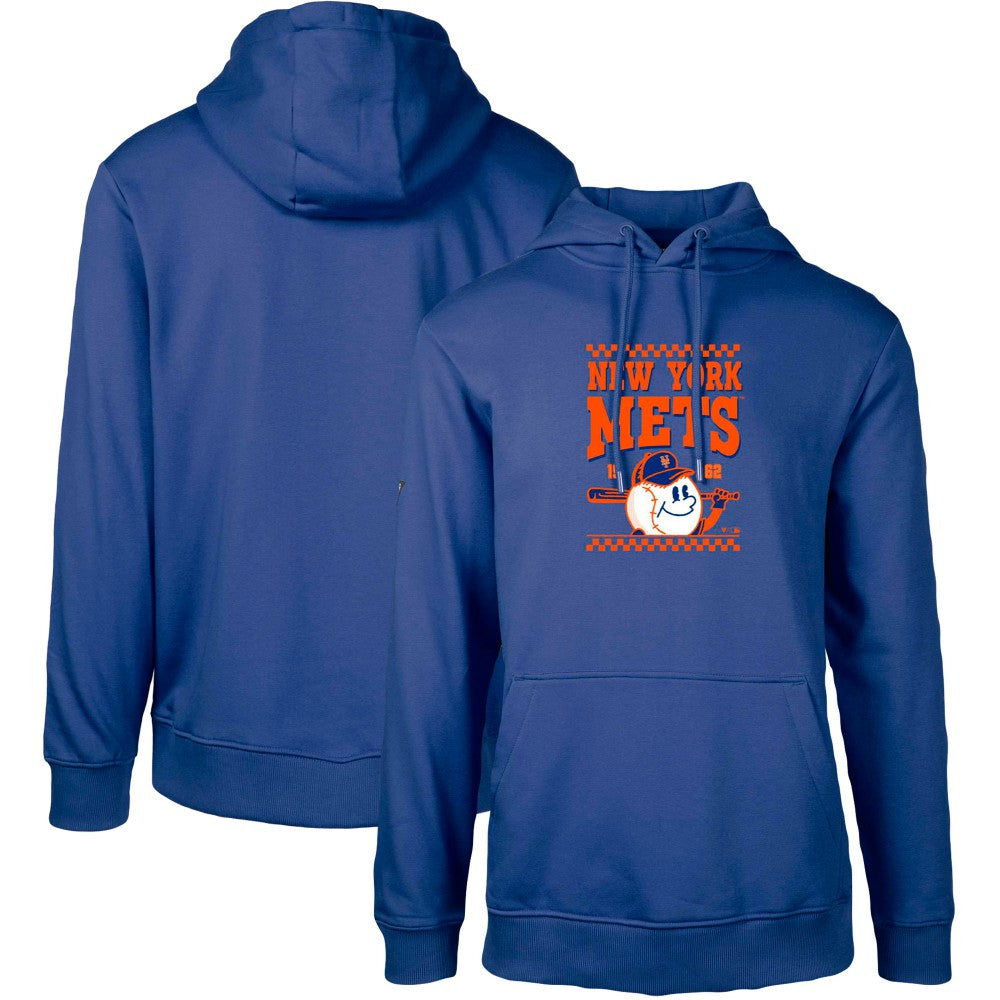 New York Mets Levelwear  Podium Inaugural Pullover Hoodie - Royal