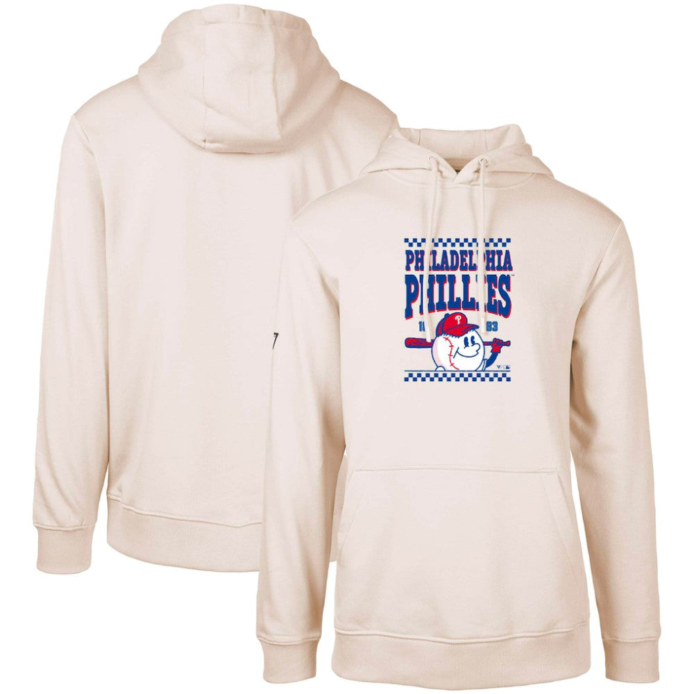 Philadelphia Phillies Levelwear  Podium Inaugural Pullover Hoodie - Cream