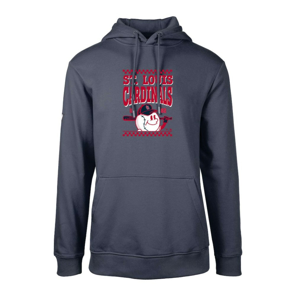 St. Louis Cardinals Levelwear  Podium Inaugural Pullover Hoodie - Navy