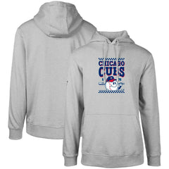 Chicago Cubs Levelwear  Podium Inaugural Pullover Hoodie - Gray