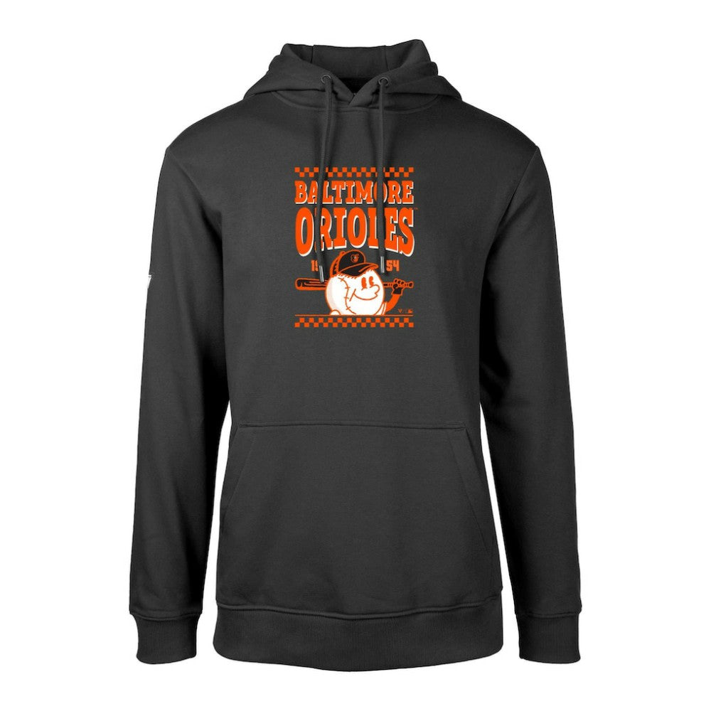 Baltimore Orioles Levelwear  Podium Inaugural Pullover Hoodie - Black