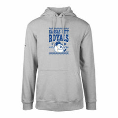 Kansas City Royals Levelwear  Podium Inaugural Pullover Hoodie - Gray