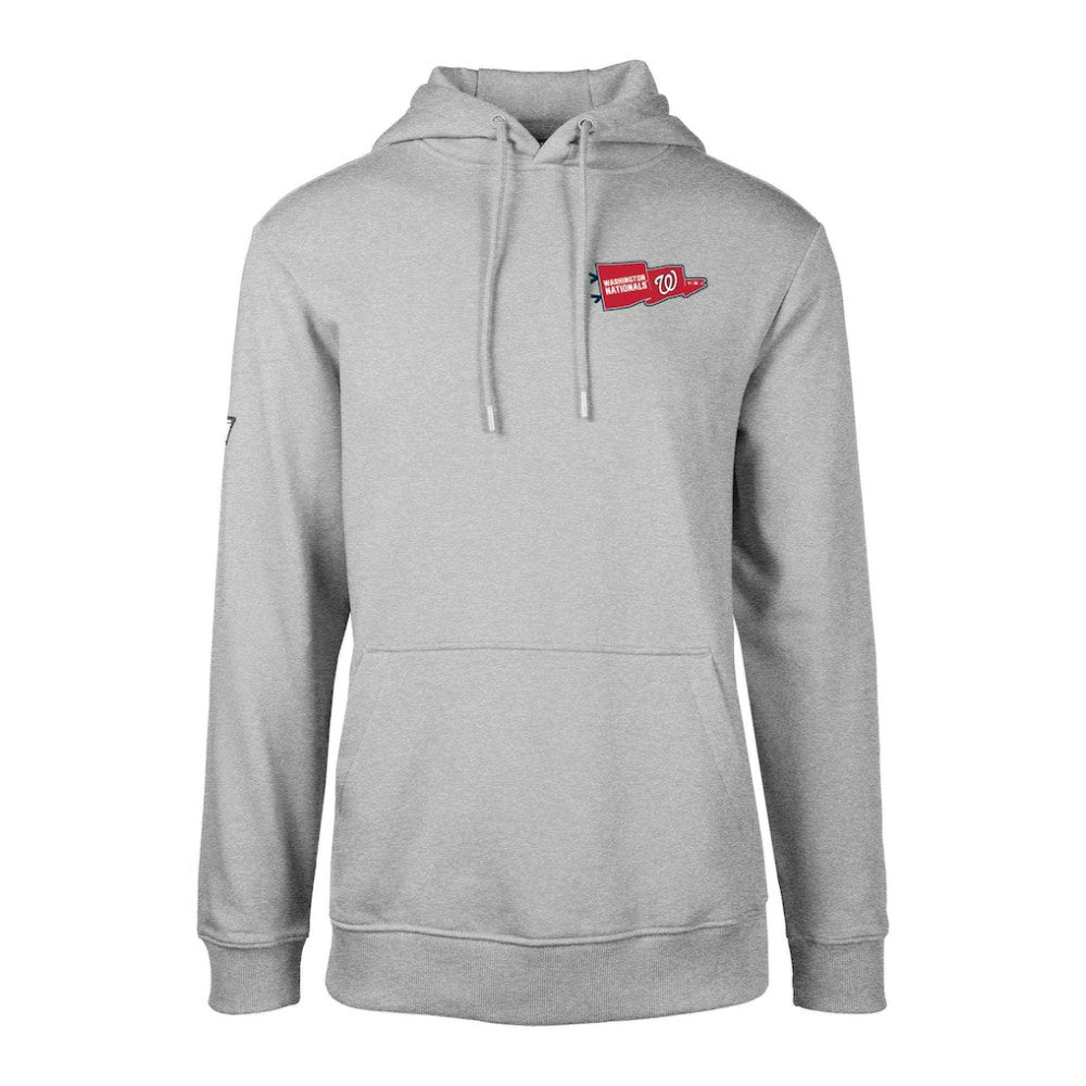Washington Nationals Levelwear  Podium Rafters Pullover Hoodie - Gray